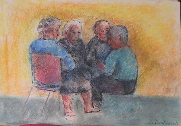 Mostra Volti e impressioni di Cremona Solidale di Cornelio Bertazzoli 2013/2014