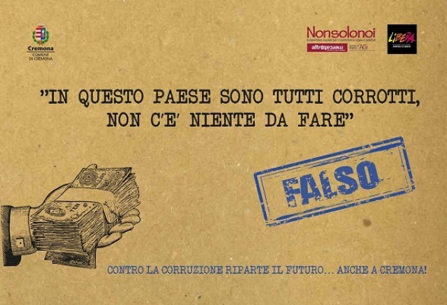 Contro la corruzione riparte il futuro... anche a Cremona