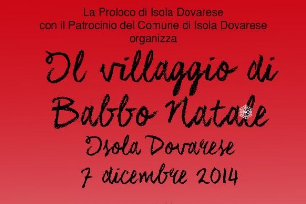 Provincia di Cremona, a Isola Dovarese ‘Il villaggio di Babbo Natale’