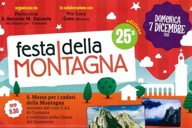 La Festa della Montagna… a Cremona, all’Oratorio del Seminario