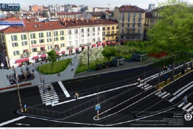 Opere pubbliche a Milano, domani via ai lavori in Piazza Oberdan