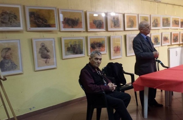 Un successo la mostra del  M° Cornelio Bertazzoli esposta al centro diurno di via XI febbraio a Cremona