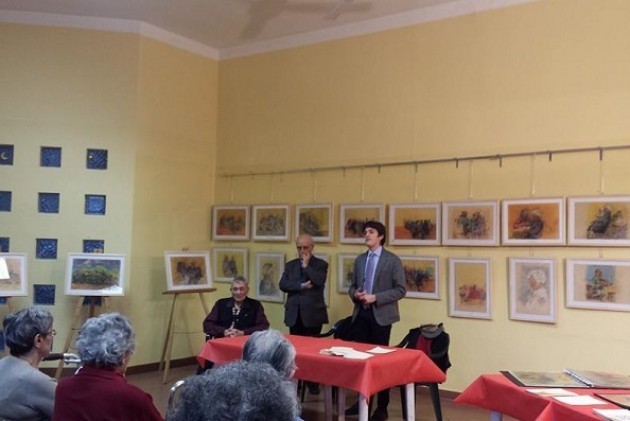 Un successo la mostra del  M° Cornelio Bertazzoli esposta al centro diurno di via XI febbraio a Cremona
