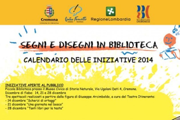 ‘Segni e disegni in biblioteca’, a Cremona e provincia tante iniziative