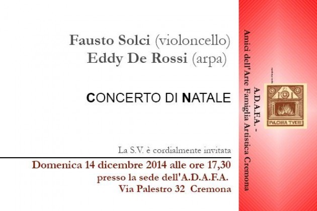 Weekend all’ADAFA di Cremona: sabato mostra sociale, domenica concerto