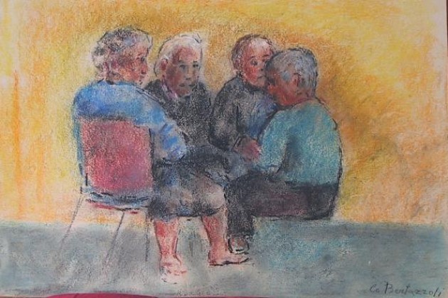 ‘Volti e impressioni di Cremona solidale’, le opere di Bertazzoli in mostra