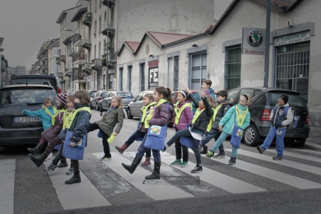 78 linee di Pedibus diffuse su tutta la città di Milano