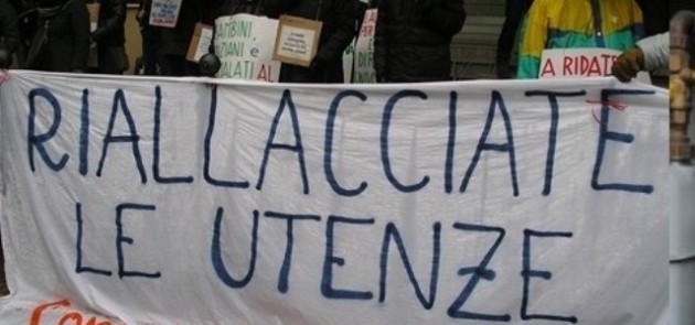 Auguri a Francesca Pontiggia per la sua battagli contro il taglio delle utenze| E.Sciacca
