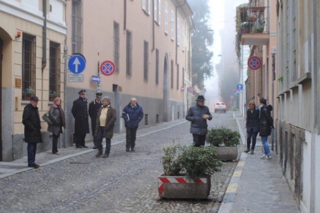 Via Tibaldi, sopralluogo di Assessori del Comune di Cremona e tecnici