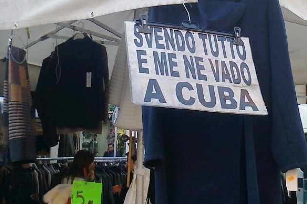 Vendo tutto  e vado a Cuba
