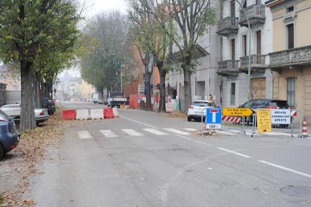 Lavori a Cremona, cantiere in Via Brescia: esentati i negozi dai tributi