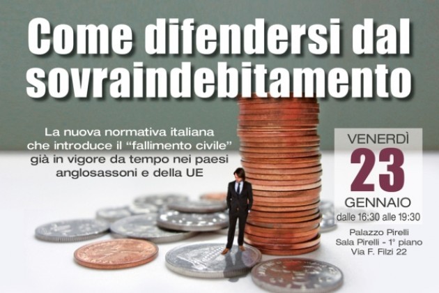 Movimento 5 Stelle Lombardia, convegno: ‘Come difendersi dal sovraindebitamento’