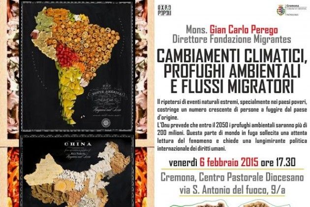 Un incontro a Cremona sui cambiamenti climatici mondiali, per un Expo dei Popoli