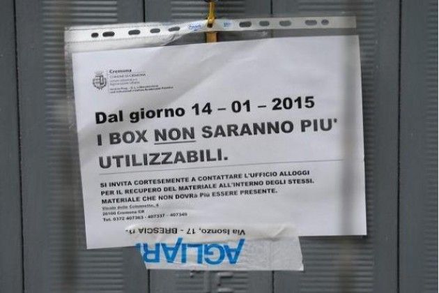 Box di Via Giuseppina a Cremona: intervento di bonifica già appaltato