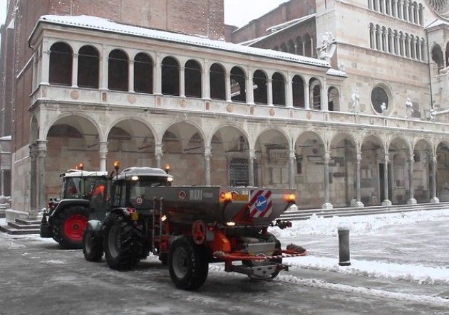 Cremona Possibile precipitazioni nevose anche abbondanti, Comune e AEM sono già in allerta