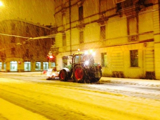 Cremona Neve, grande dispiegamento di forze