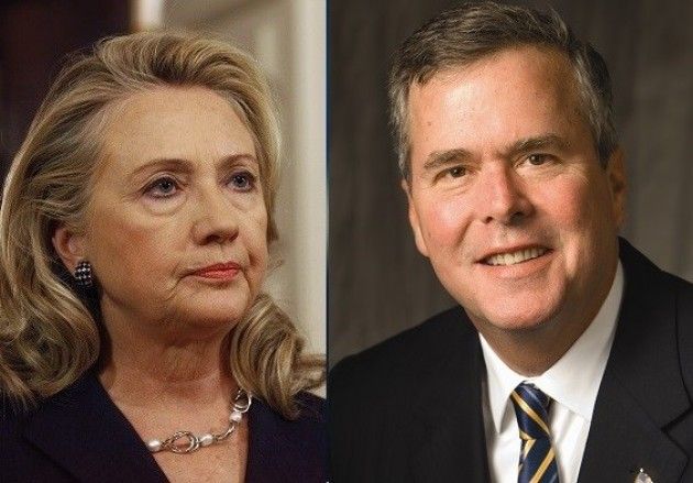 Politica USA: Hillary Clinton e Jeb Bush già pronti con gli staff