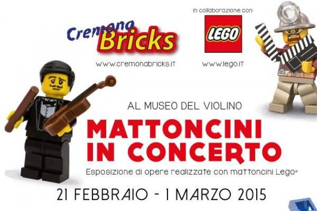 ‘Mattoncini in concerto’ a Cremona, i Lego approdano al Museo del Violino