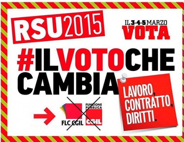 Elezioni RSU P.I. 3-4-5 marzo 2015. Le telefonate con Vangi (Fp-Cgil) e Valenti (Flc-Cgil) Cremona
