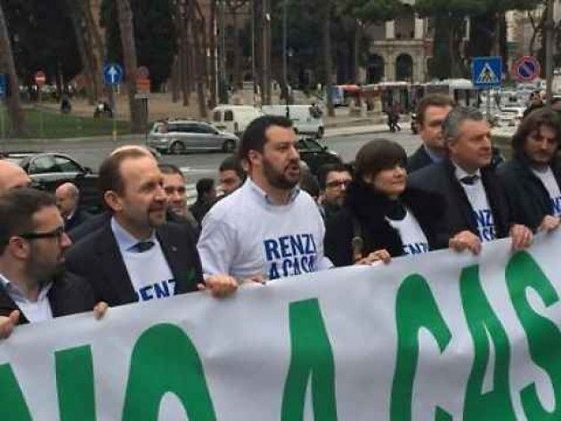 Su manifestazione di Salvini a Roma, abolire la Lega per legge | De Pierro