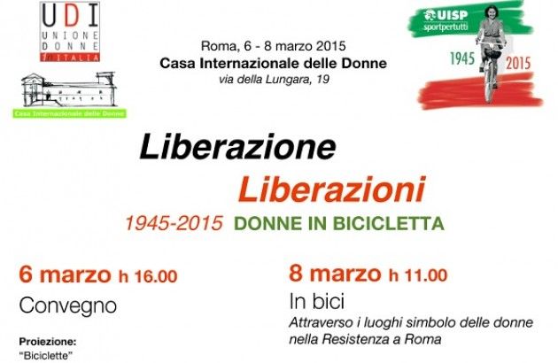 Domenica 8 marzo a Roma  biciclettata nei luoghi della Resistenza