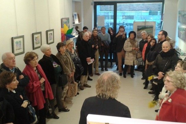 Inaugurata  la personale di Gil Macchi presso la galleria Cremonabooks