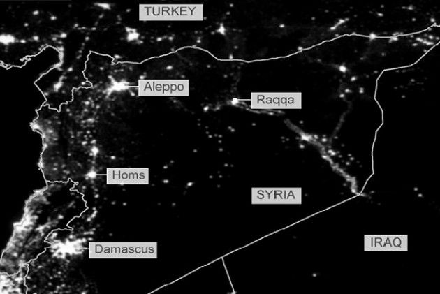 Siria al buio dopo quattro anni di guerra