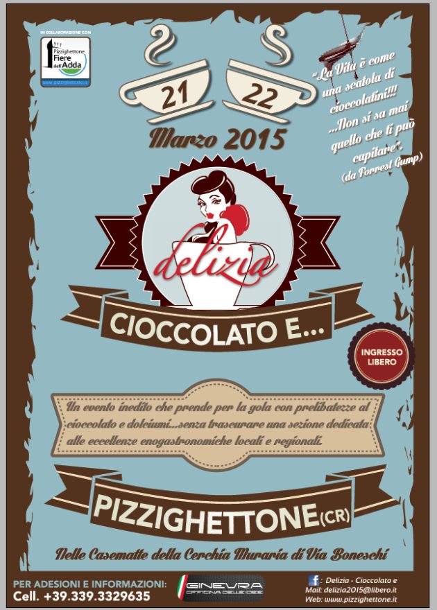Dolce weekend in provincia di Cremona, a Pizzighettone ‘Delizia cioccolato e…’