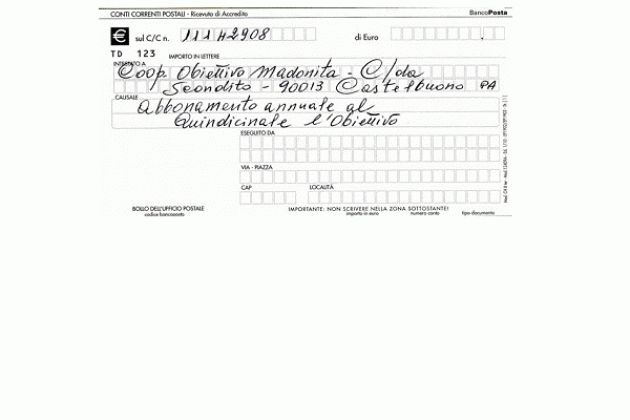 Sottoscrivere l’abbonamento annuale a ‘L’Obiettivo’ per continuare a resistere