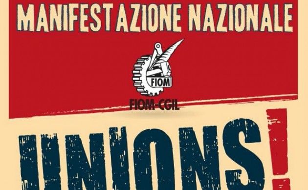 Manifestazione nazionale Fiom-Cgil Cremona partecipa