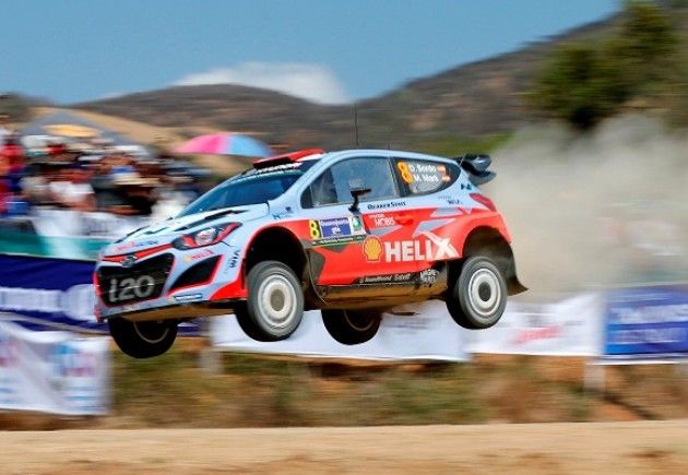 Al Rally 1000 Miglia, Corrado Fontana con Hyundai i20 WRC