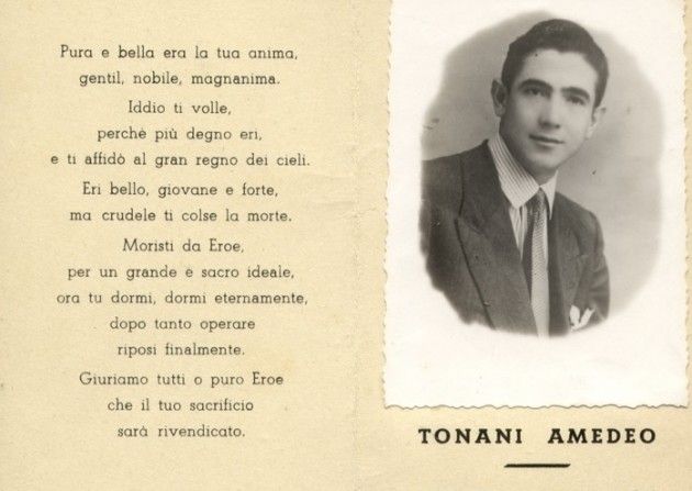 L’Anpi di Cremona ricorda il partigiano Amedeo Tonani