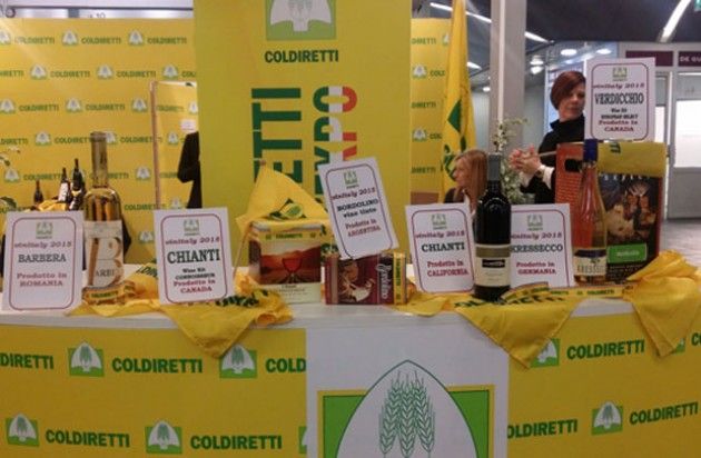 Coldiretti denuncia i falsi: dal Bordolino argentino al Chianti USA