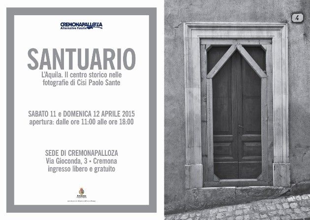 Cremonapalloza, un ‘Santuario’ per L’Aquila: in mostra le fotografie di Cisi
