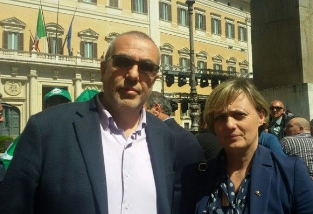 Bordo partecipa al presidio a Montecitorio per l'agricoltura