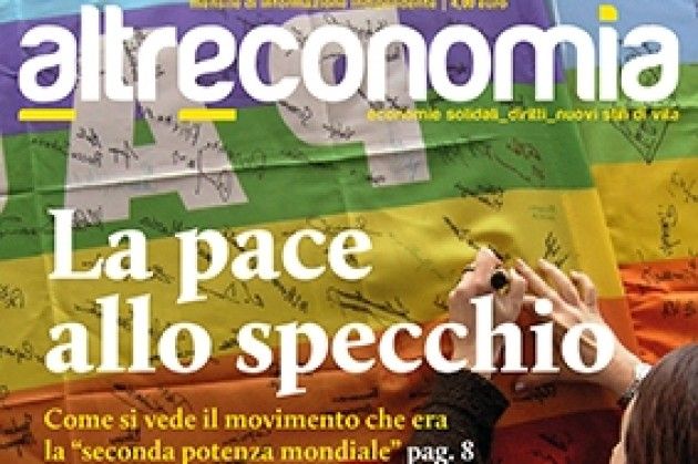 Altreconomia di aprile: ‘Il movimento pacifista è la seconda potenza mondiale?’