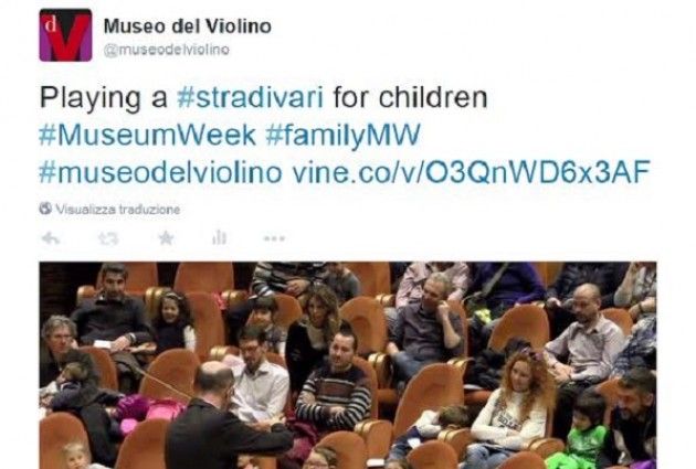 Il Museo del Violino protagonista di  MuseumWeek