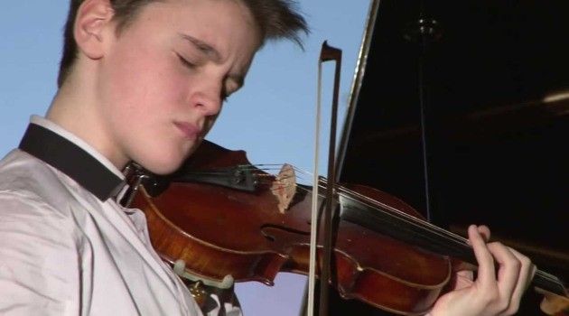 Audizioni speciali al Museo del Violino, Teofil Milenković suona lo Stradivari Vesuvio