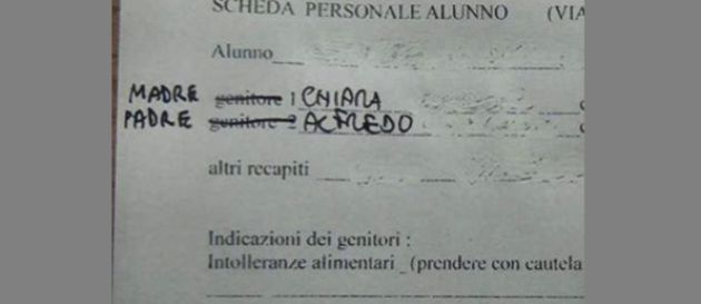 Alla fine, sul modulo di iscrizione di mia figlia,  tra ‘genitore 1 o genitore 2”  ho optato per il ‘2’