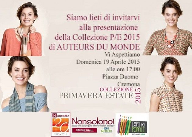 A Cremona Trame d'Autore in passerella per Nutrire la Pace