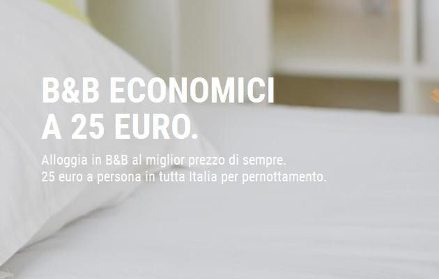 Nasce bb25.it, il sito per dormire a 25 € a notte in tutta Italia