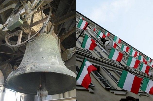 70° Liberazione: campane a festa, sventolii di tricolori, pianti di gioia | G.Carnevevali