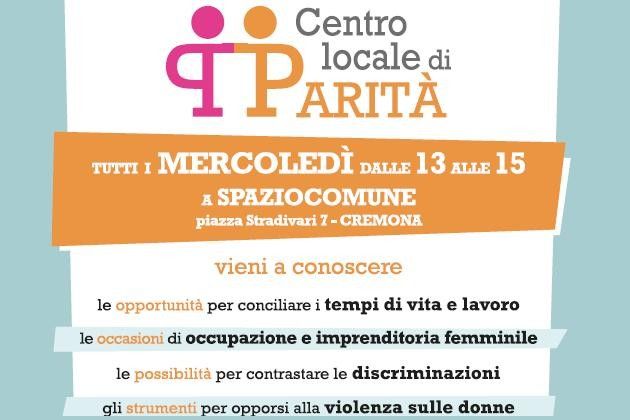 Centro Locale di Parità del Comune di Cremona, apre uno sportello a SpazioComune