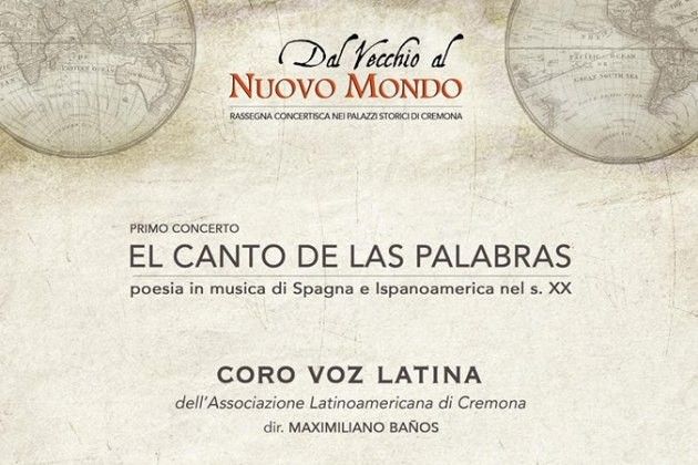 Associazione Latino Americana di Cremona, domenica ‘El Canto de Las Palabras’
