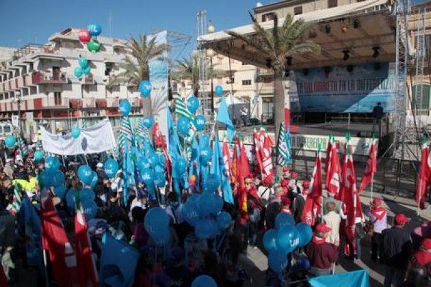 Al via le celebrazioni del 1 Maggio a Pozzallo con Cgil Cisl e Uil