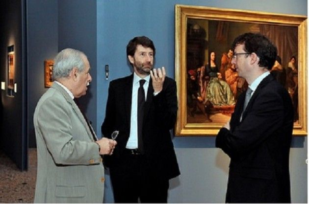 Franceschini visita la mostra di Leonardo a Palazzo reale