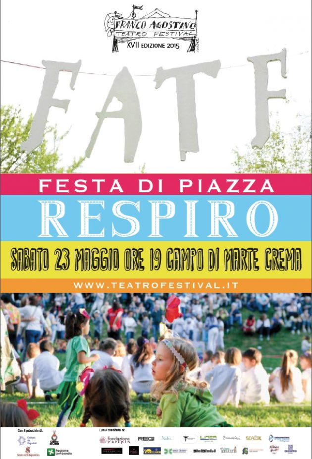 Franco Agostino Teatro Festival in provincia di Cremona, a Crema la festa di piazza