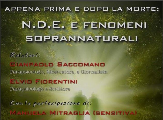 A Cremona si parla di fenomeni soprannaturali ‘Appena prima e dopo la morte’