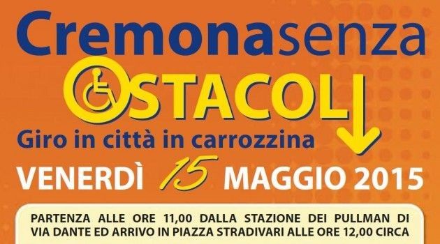 ‘Diversamente Uguali’ per una Cremona senza ostacoli, giro in città in carrozzina