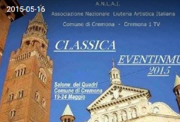 ‘Classica Cremona Eventi musica ANLAI’: 18 concerti in programma
